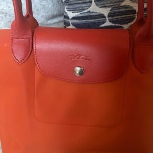 Longchamp Women's orange tote Bag